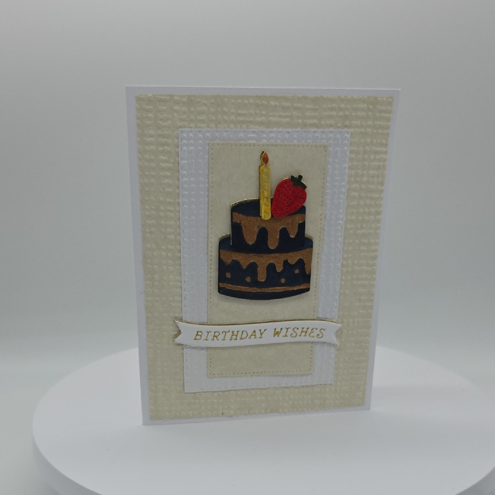 Birthday Wishes – Cake Greeting Card